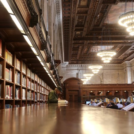 New York Public Library reading room