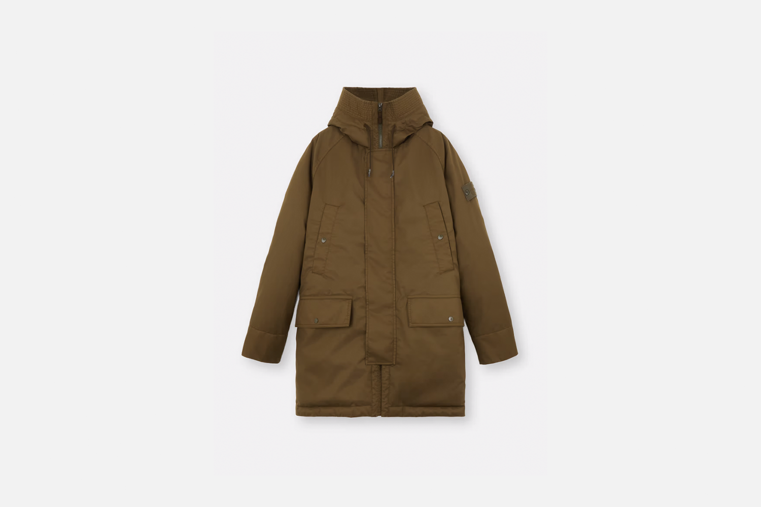 Stone Island – Performance Twill Wool Ghost Wind Resistant Parka