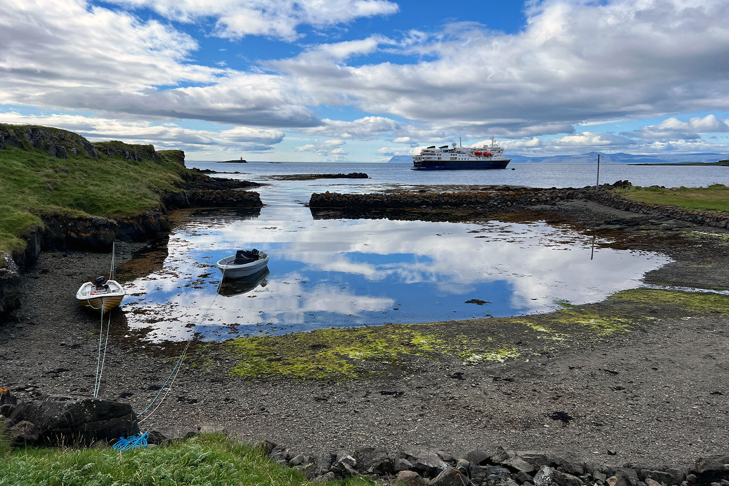 Circumnavigating Iceland on a National Geographic Lindblad Cruise Ship