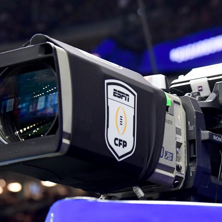 ESPN camera at bowl game