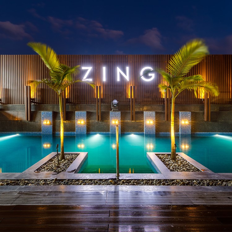 Zing Sky Pool Bar and Deck at Hyatt Centric Soalteemode Kathmandu, the first Centric hotel from Hyatt in Nepal