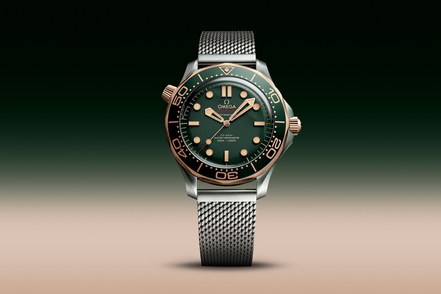 Omega Seamaster Diver 300M Titanium and Bronze Gold