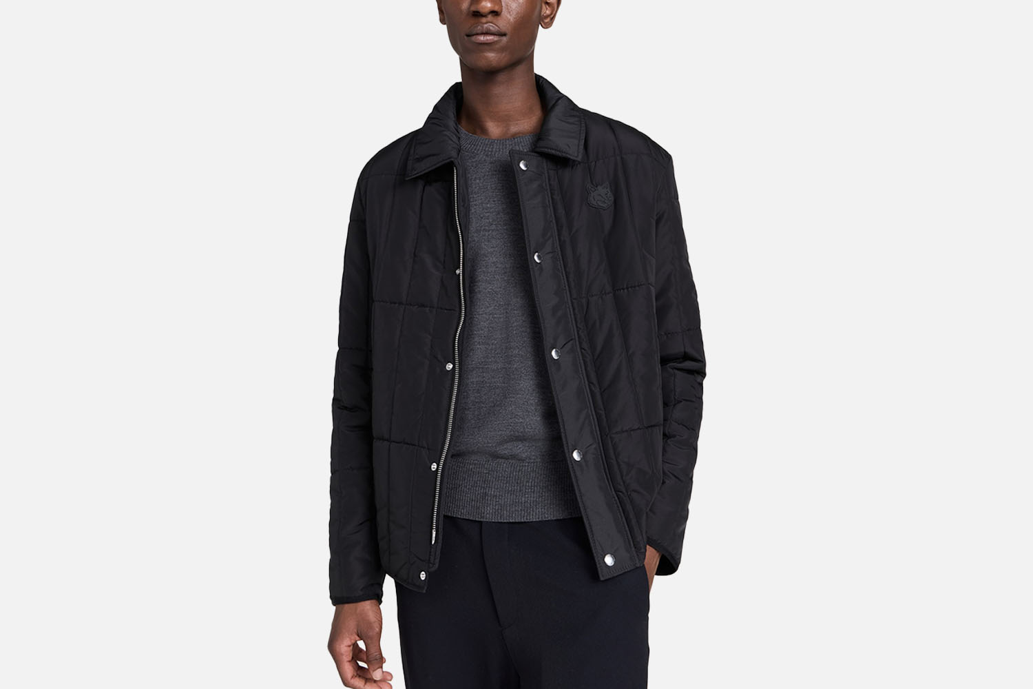 Maison Kitsuné Quilted Blouson Jacket