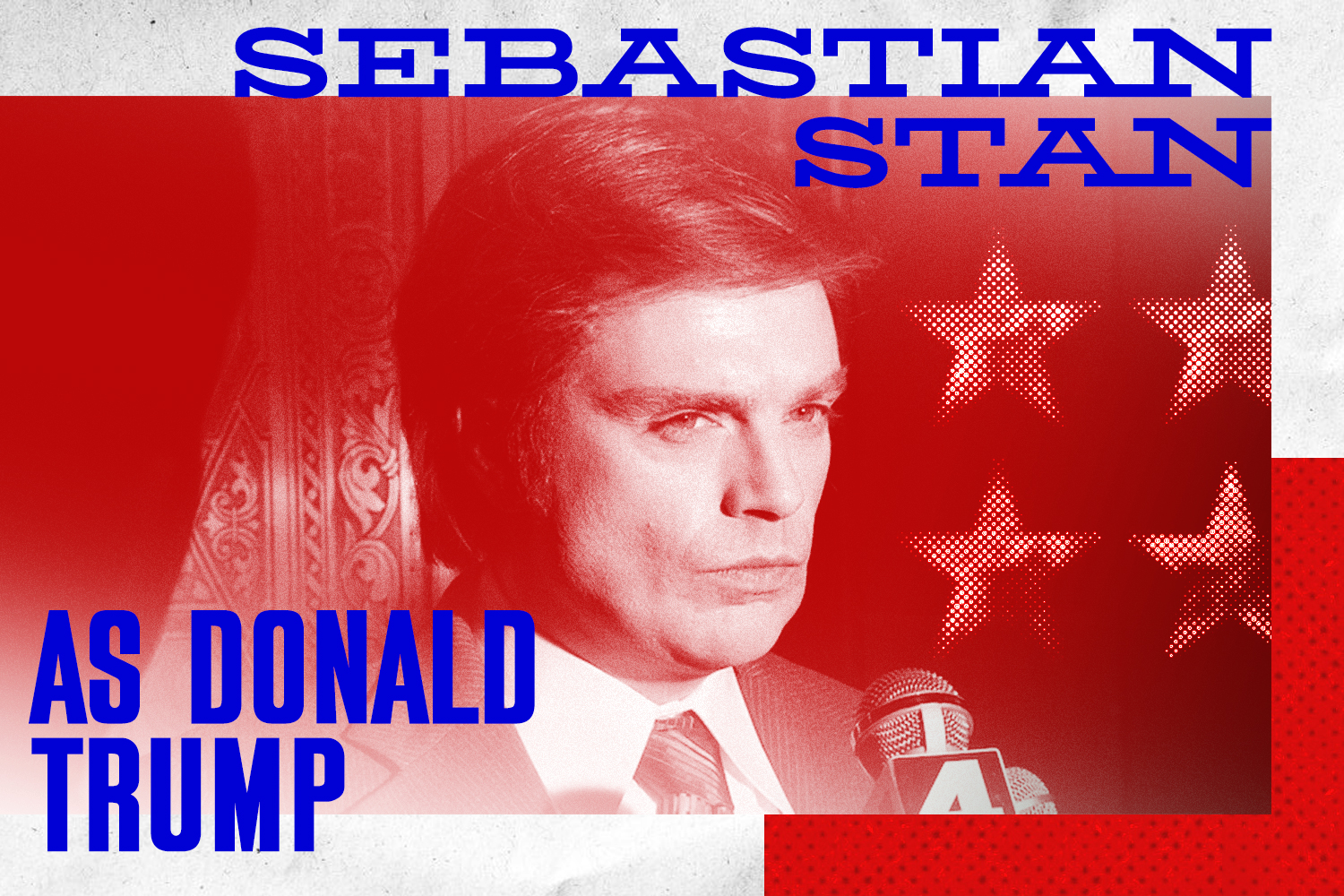 Sebastian Stan as Donald Trump in "The Apprentice"