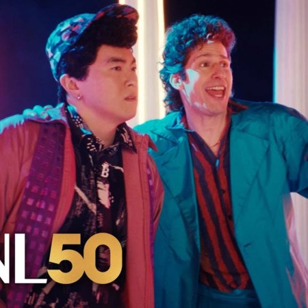 "SNL" anxiety sketch with Bowen Yang and Andy Samberg